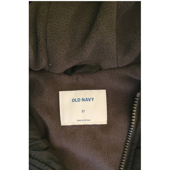 NEW! Toddler Puffer Coat - Old Navy - 2T Black - Picture 3 of 5